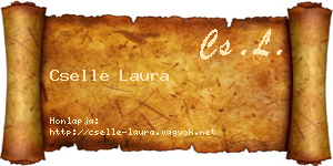 Cselle Laura névjegykártya