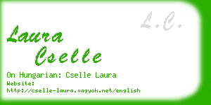 laura cselle business card